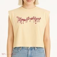 Blood Brothers Everything Is Gonna Be Just Awful When WeRe Around Garment-Dyed Women's Muscle Tee thumb 2