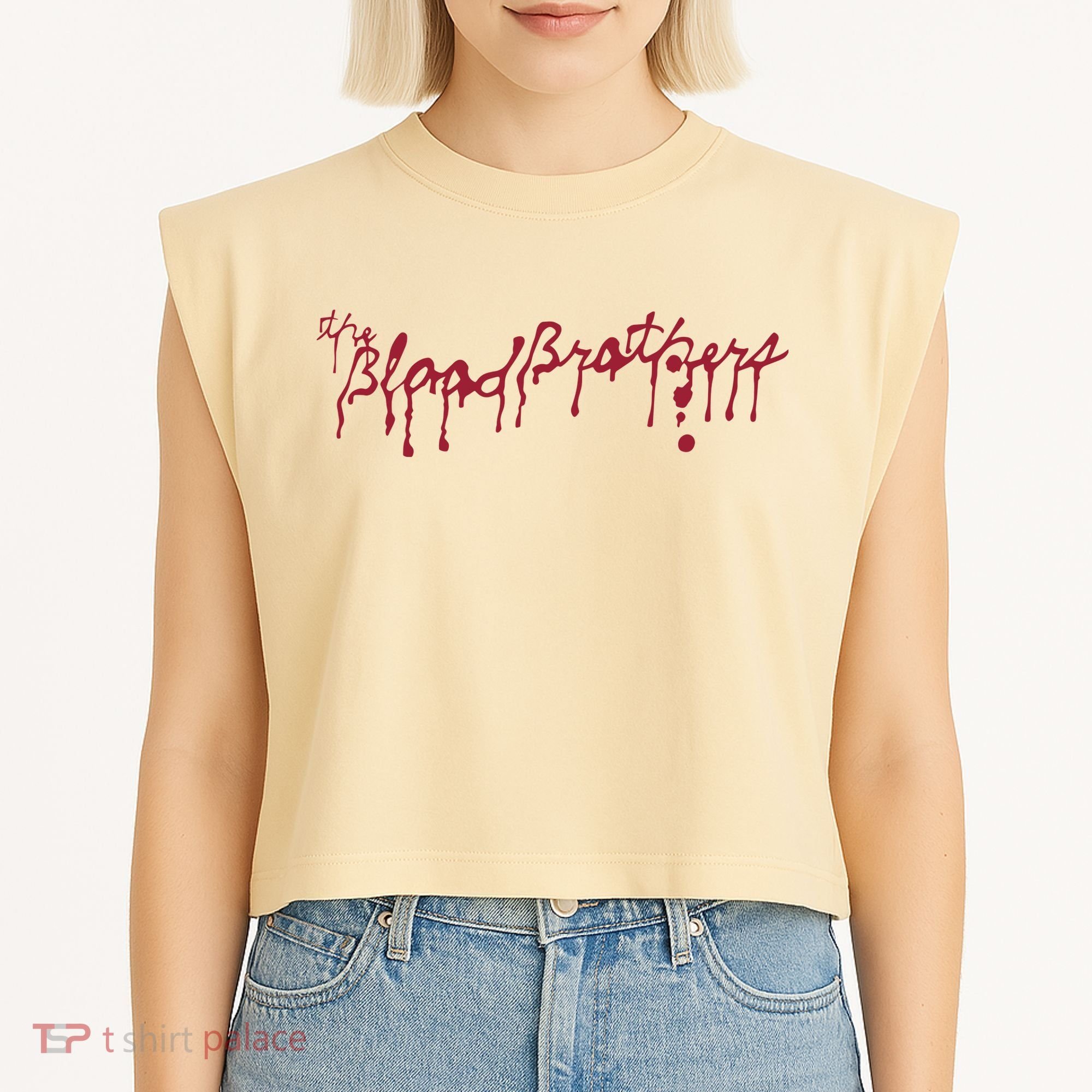 Blood Brothers Everything Is Gonna Be Just Awful When WeRe Around Garment-Dyed Women's Muscle Tee