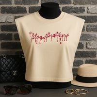 Blood Brothers Everything Is Gonna Be Just Awful When WeRe Around Garment-Dyed Women's Muscle Tee thumb 3