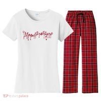 Blood Brothers Everything Is Gonna Be Just Awful When WeRe Around Women's Flannel Pajama Set thumb 0