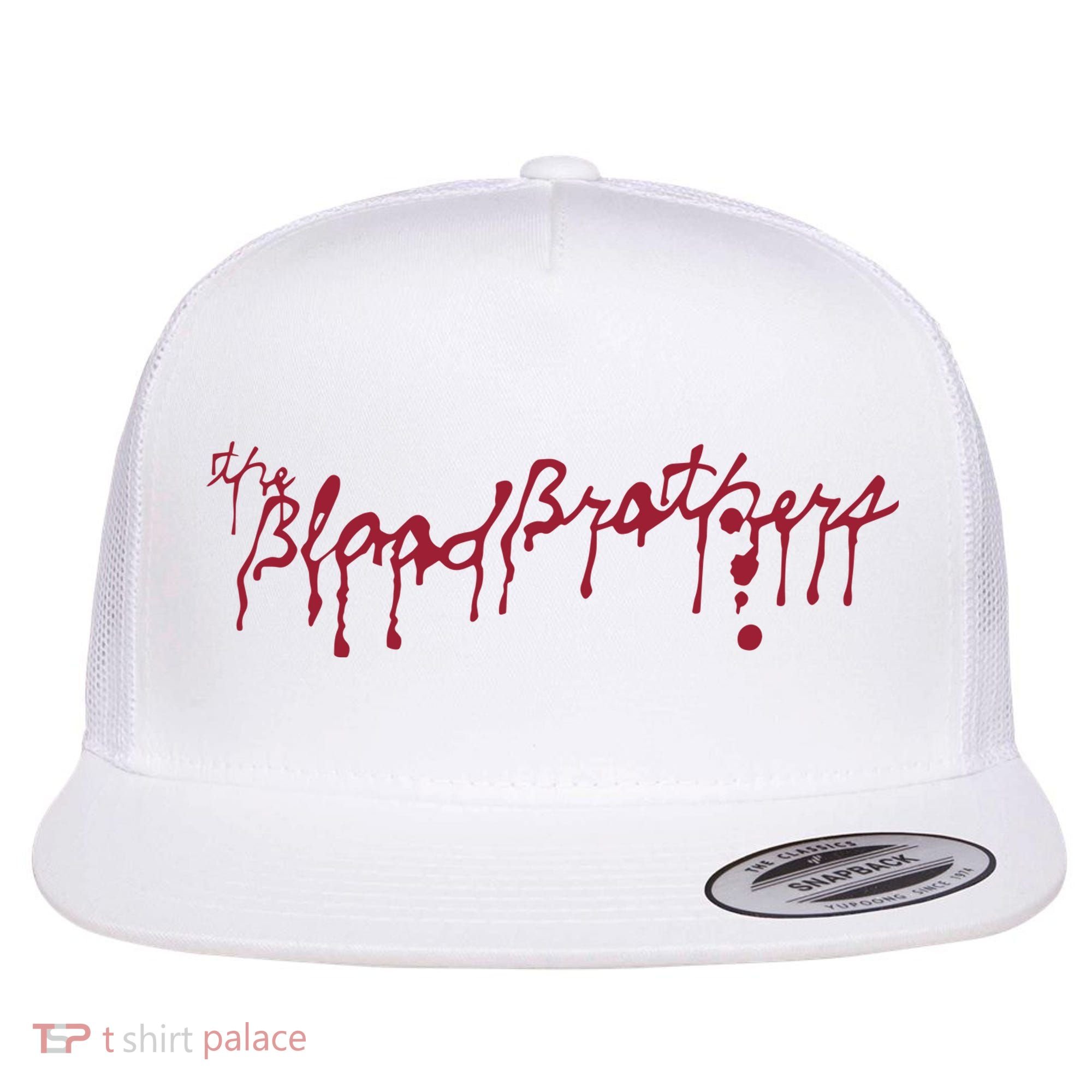 Blood Brothers Everything Is Gonna Be Just Awful When WeRe Around Flat Bill Trucker Hat