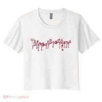Blood Brothers Everything Is Gonna Be Just Awful When WeRe Around Women's Crop Top Tee thumb 0