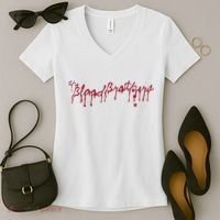 Blood Brothers Everything Is Gonna Be Just Awful When WeRe Around Women's V-Neck T-Shirt thumb 2
