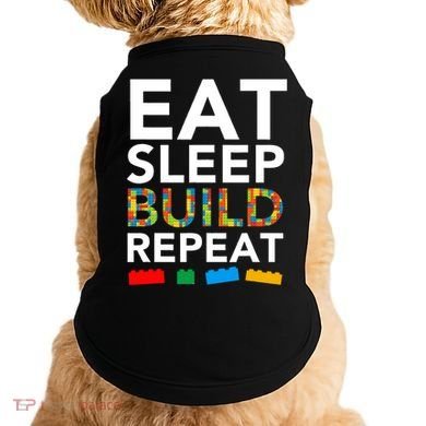 Building Blocks Eat Sleep Build Repeat Doggie Tank