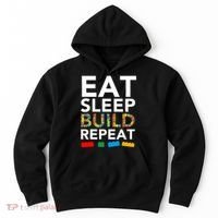 Building Blocks Eat Sleep Build Repeat Hoodie thumb 0