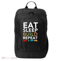 Building Blocks Eat Sleep Build Repeat City Backpack thumb 0
