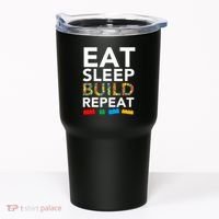 Building Blocks Eat Sleep Build Repeat Tumbler thumb 0