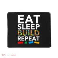 Building Blocks Eat Sleep Build Repeat Mousepad thumb 0