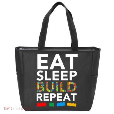 Building Blocks Eat Sleep Build Repeat Bag