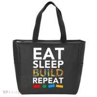 Building Blocks Eat Sleep Build Repeat Tote Bag thumb 0