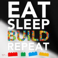 Building Blocks Eat Sleep Build Repeat Toddler Fine Jersey T-Shirt thumb 2