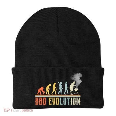 BBQ Barbecue Evolution Retro Vintage Beanie