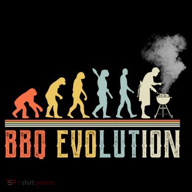 BBQ Barbecue Evolution Retro Vintage Premium T-Shirt