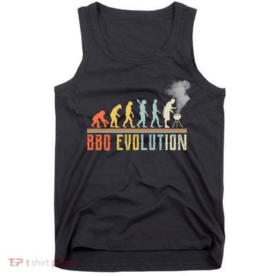 BBQ Barbecue Evolution Retro Vintage Tank Top