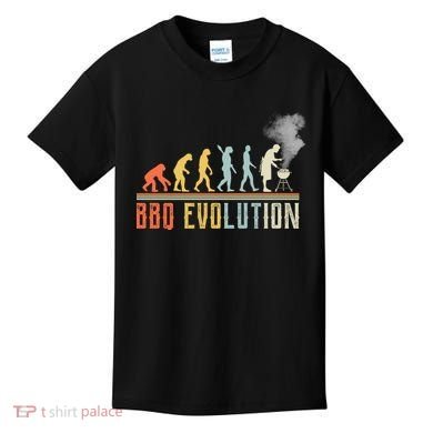 BBQ Barbecue Evolution Retro Vintage Kids T-Shirt