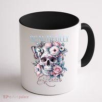Beautifully Broken Funny Distressed Meme Christian Quote Coffee Mug thumb 1