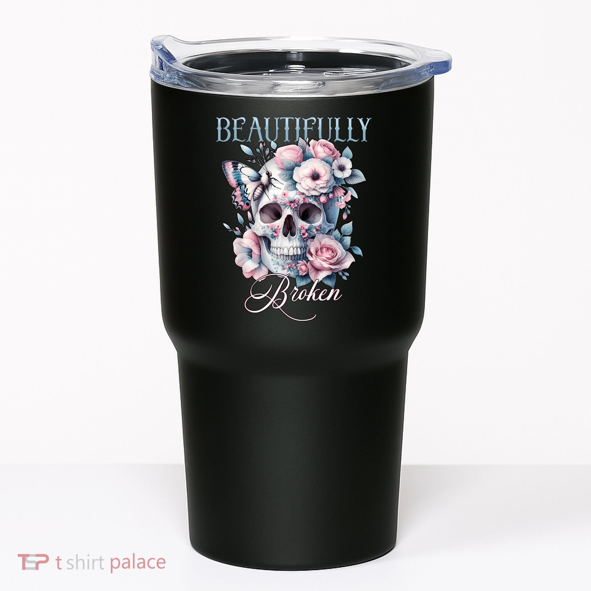 Beautifully Broken Funny Distressed Meme Christian Quote Tumbler