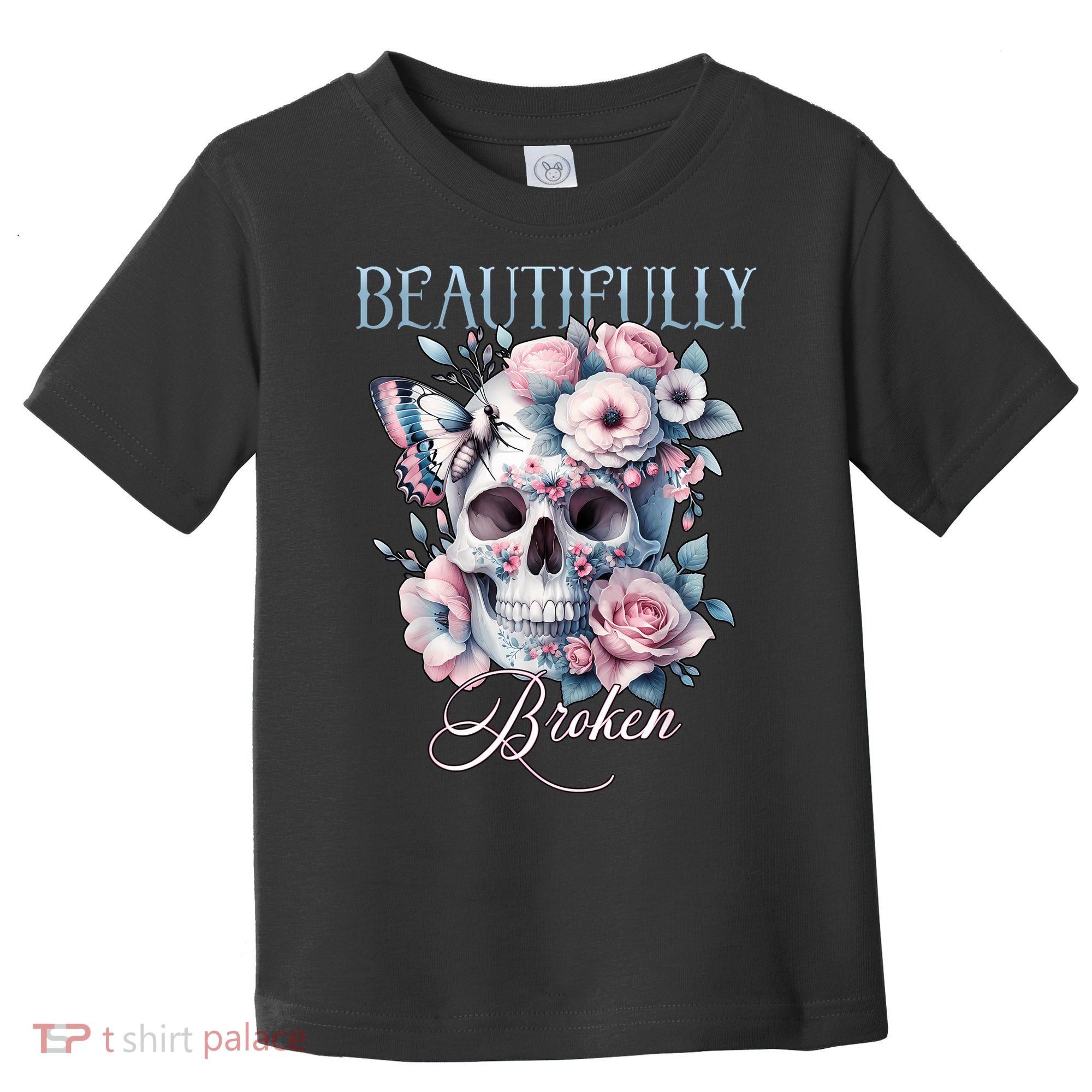 Beautifully Broken Funny Distressed Meme Christian Quote Toddler T-Shirt