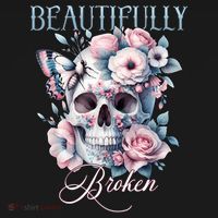 Beautifully Broken Funny Distressed Meme Christian Quote Women's Long Sleeve Shirt thumb 2