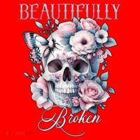 Beautifully Broken Funny Distressed Meme Christian Quote Santa Hat thumb 1