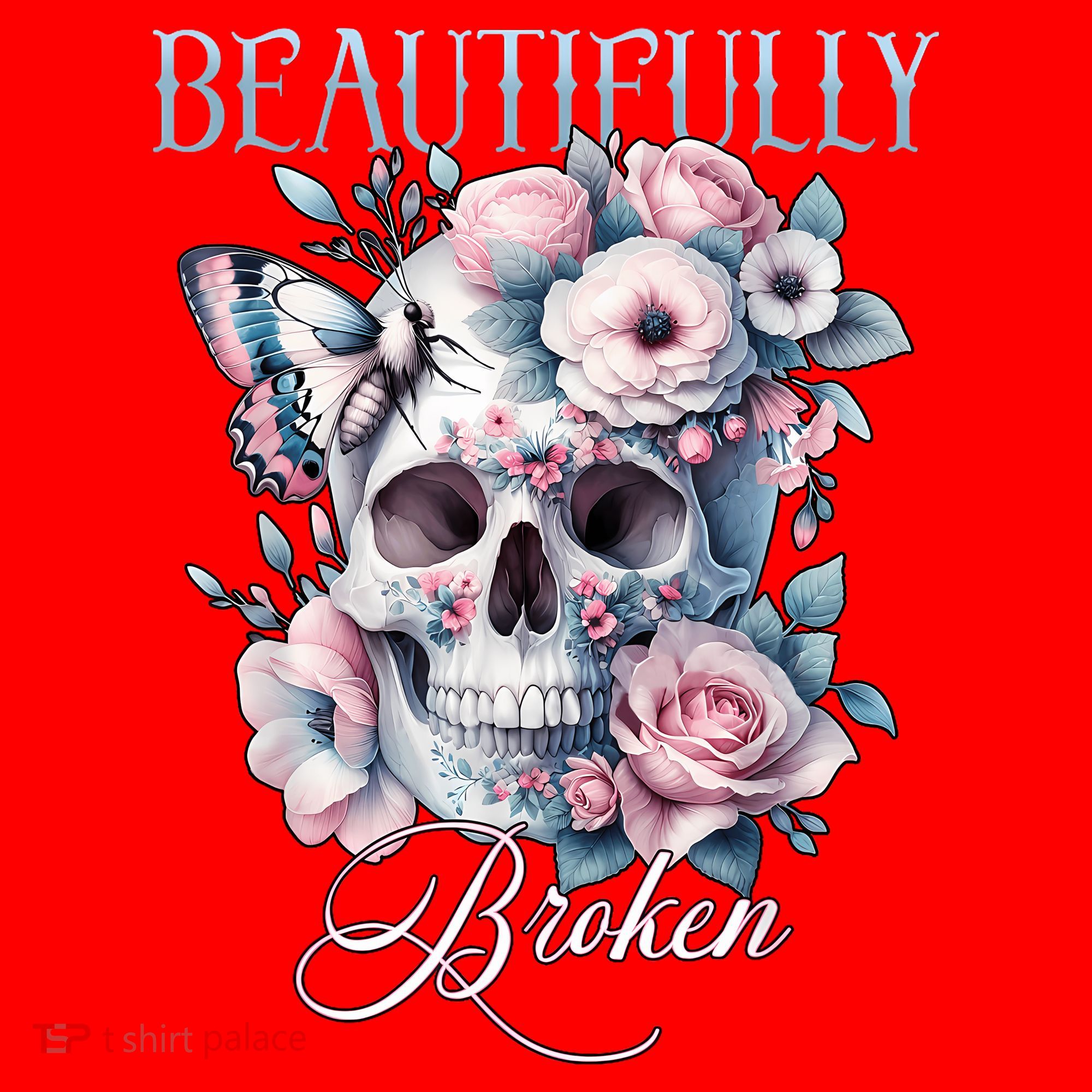 Beautifully Broken Funny Distressed Meme Christian Quote Santa Hat