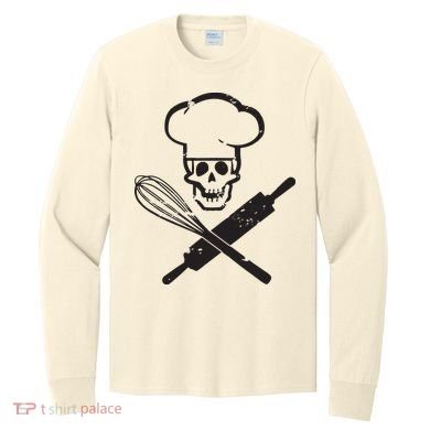 Badass Baker Funny Baking I Love Baking Humor Tee Long Sleeve Shirt