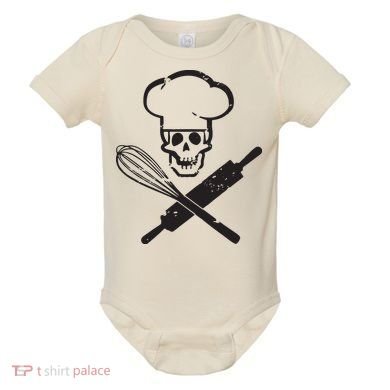 Badass Baker Funny Baking I Love Baking Humor Tee Baby Bodysuit