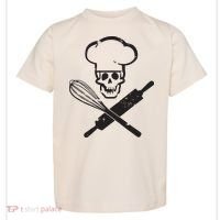 Badass Baker Funny Baking I Love Baking Humor Tee Toddler T-Shirt thumb 0