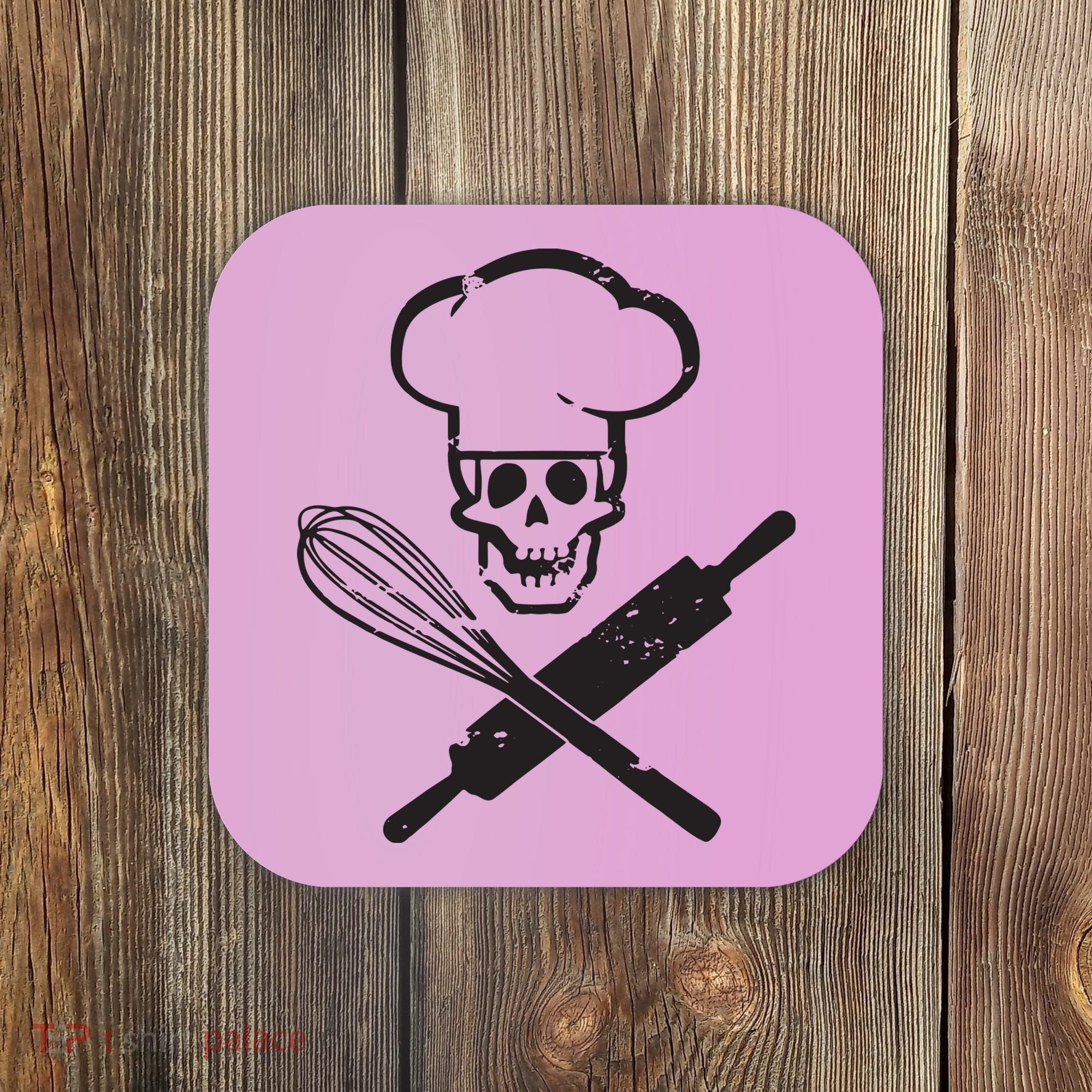Badass Baker Funny Baking I Love Baking Humor Tee Coaster