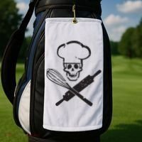 Badass Baker Funny Baking I Love Baking Humor Tee Golf Towel thumb 2