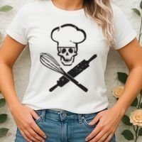 Badass Baker Funny Baking I Love Baking Humor Tee Women's T-Shirt thumb 2