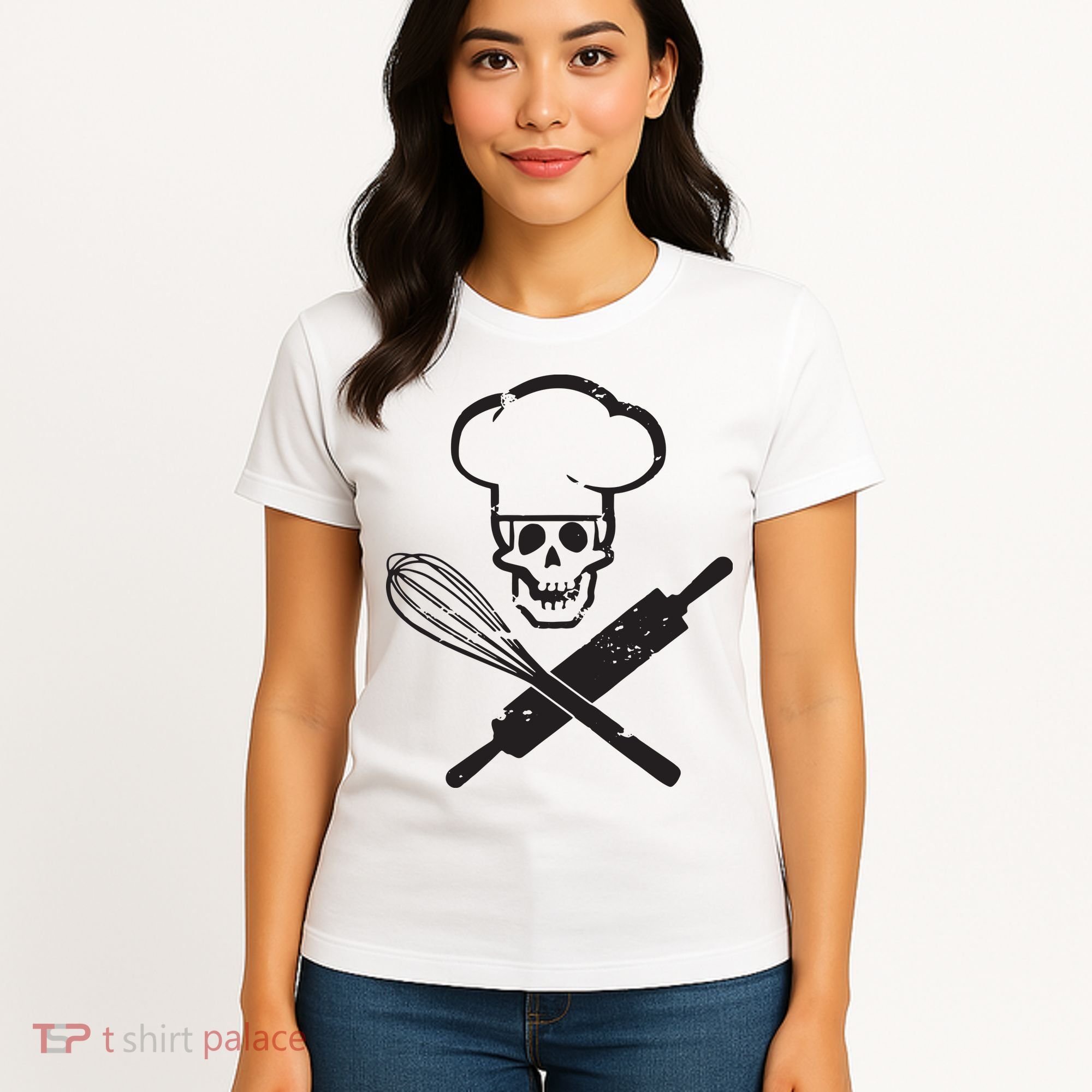 Badass Baker Funny Baking I Love Baking Humor Tee Women's T-Shirt