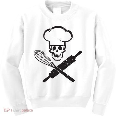 Badass Baker Funny Baking I Love Baking Humor Tee Kids Sweatshirt