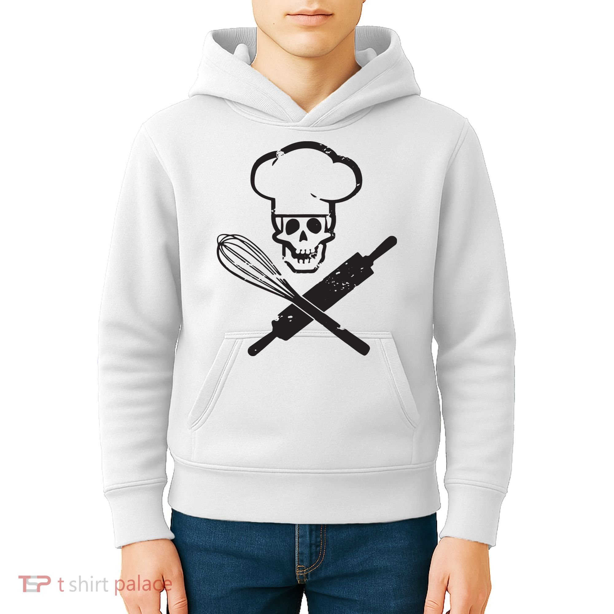 Badass Baker Funny Baking I Love Baking Humor Tee Kids Hoodie