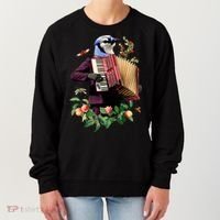 Blue Bird Fancy Animal Musician Women's Sweatshirt thumb 0