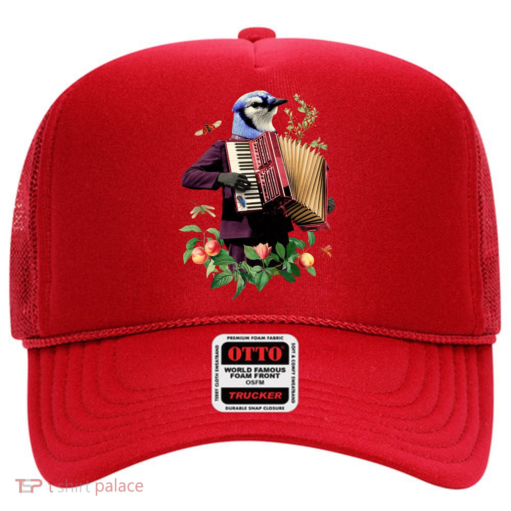 Blue Bird Fancy Animal Musician Hat