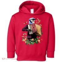 Blue Bird Fancy Animal Musician Toddler Hoodie thumb 0