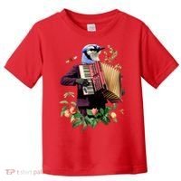 Blue Bird Fancy Animal Musician Toddler T-Shirt thumb 0