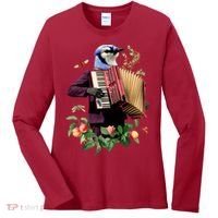 Blue Bird Fancy Animal Musician Women's Long Sleeve Shirt thumb 0