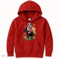 Blue Bird Fancy Animal Musician Kids Hoodie thumb 0