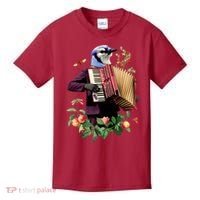 Blue Bird Fancy Animal Musician Kids T-Shirt thumb 0