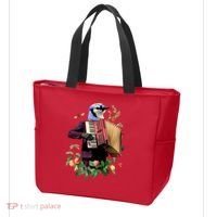 Blue Bird Fancy Animal Musician Tote Bag thumb 3