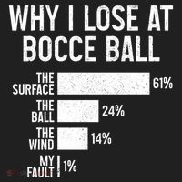 Bocce Ball Funny Why I Lose At Bocce Ball Cute Gift Women's Sweatshirt thumb 2
