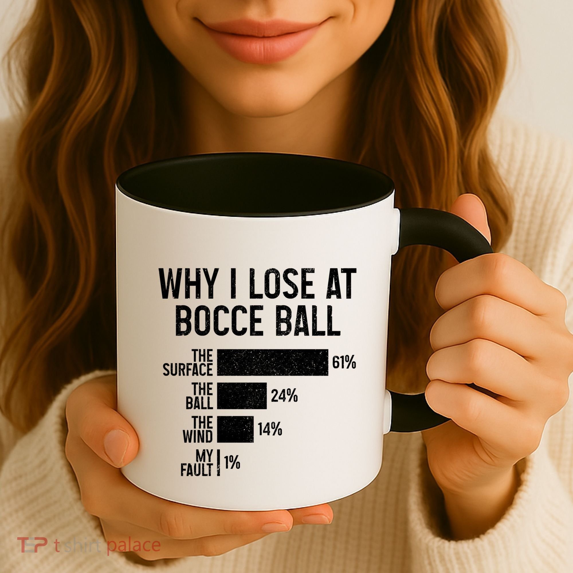 Bocce Ball Funny Why I Lose At Bocce Ball Cute Gift Coffee Mug