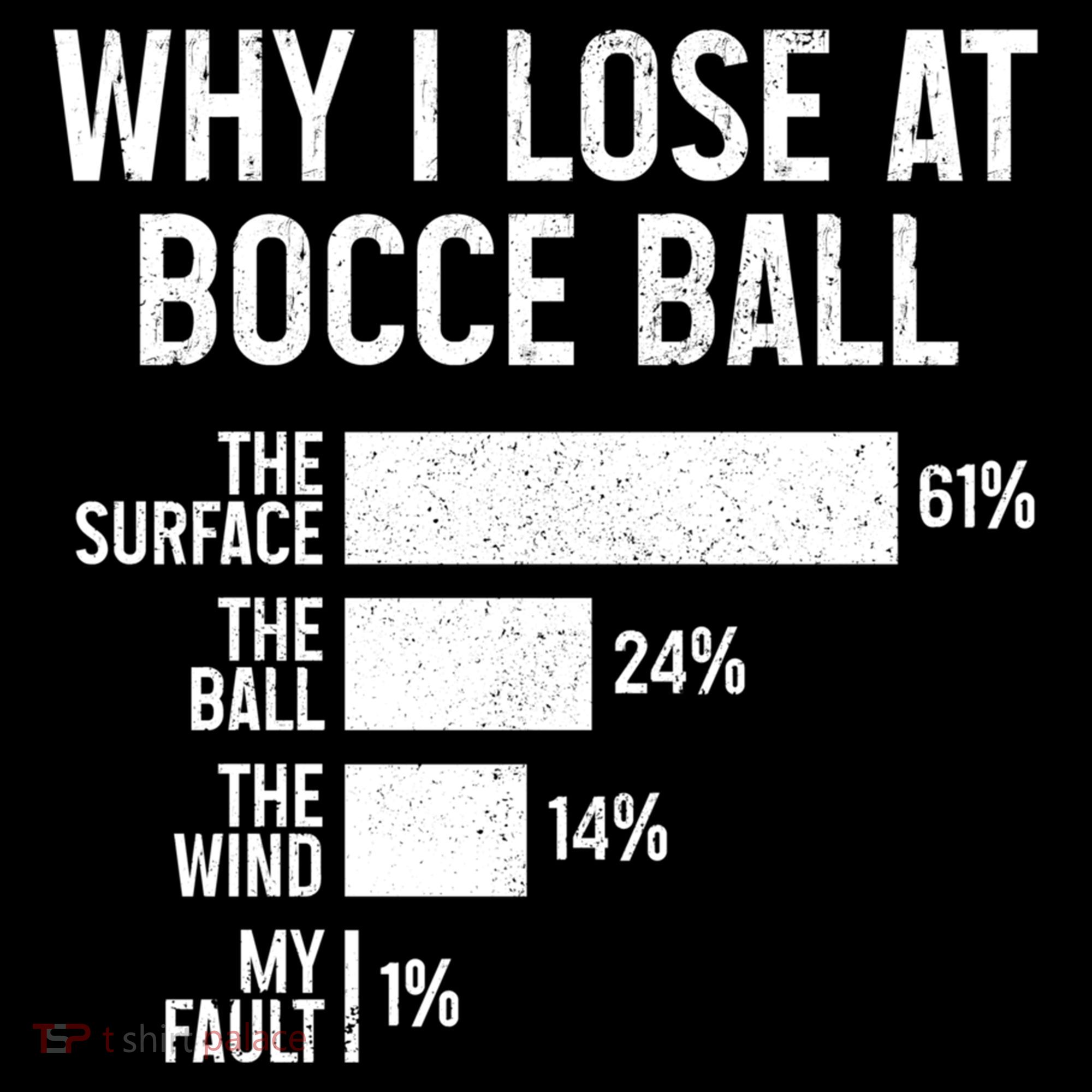 Bocce Ball Funny Why I Lose At Bocce Ball Cute Gift Women's Hoodie