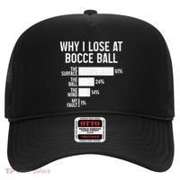 Bocce Ball Funny Why I Lose At Bocce Ball Cute Gift Hat thumb 0