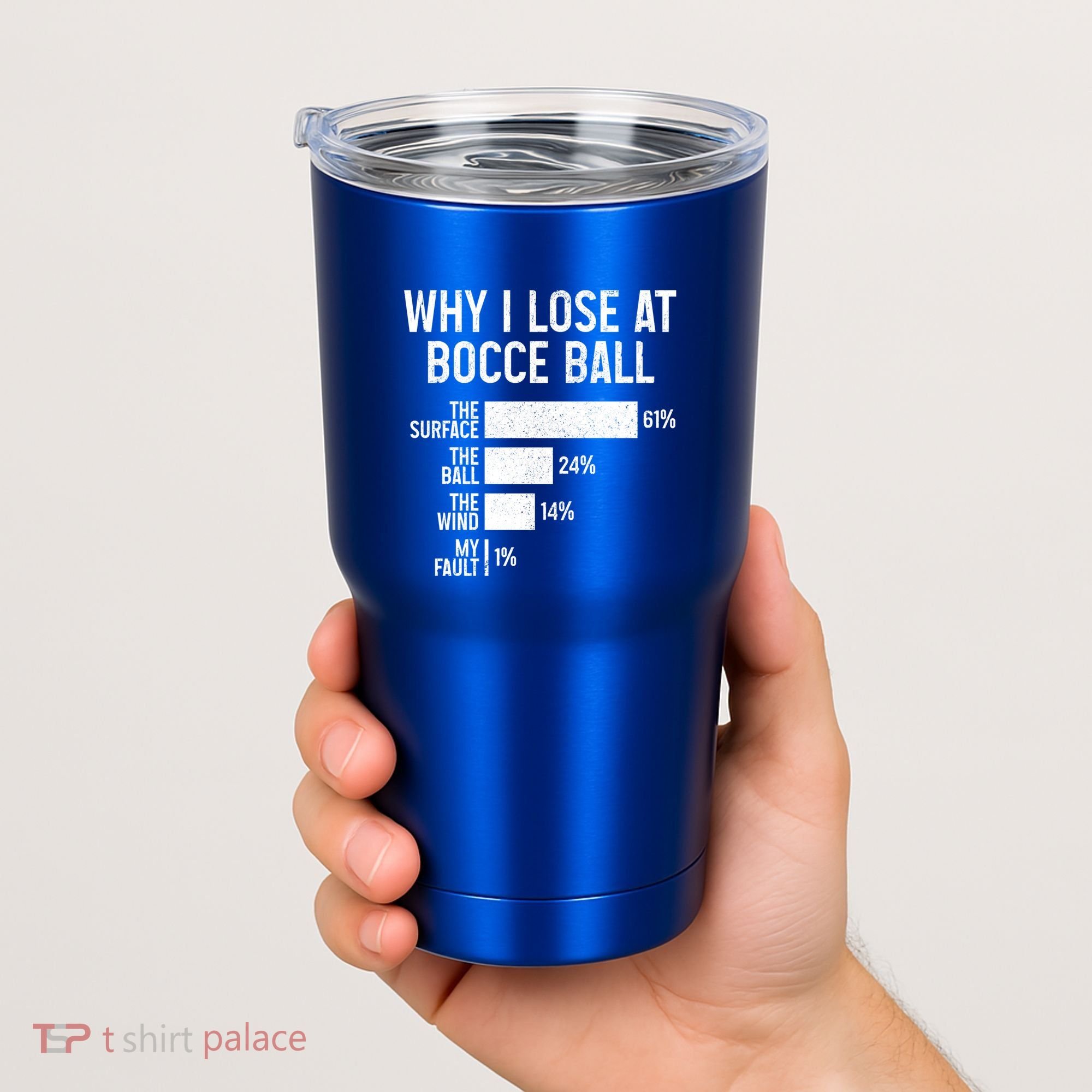 Bocce Ball Funny Why I Lose At Bocce Ball Cute Gift Tumbler