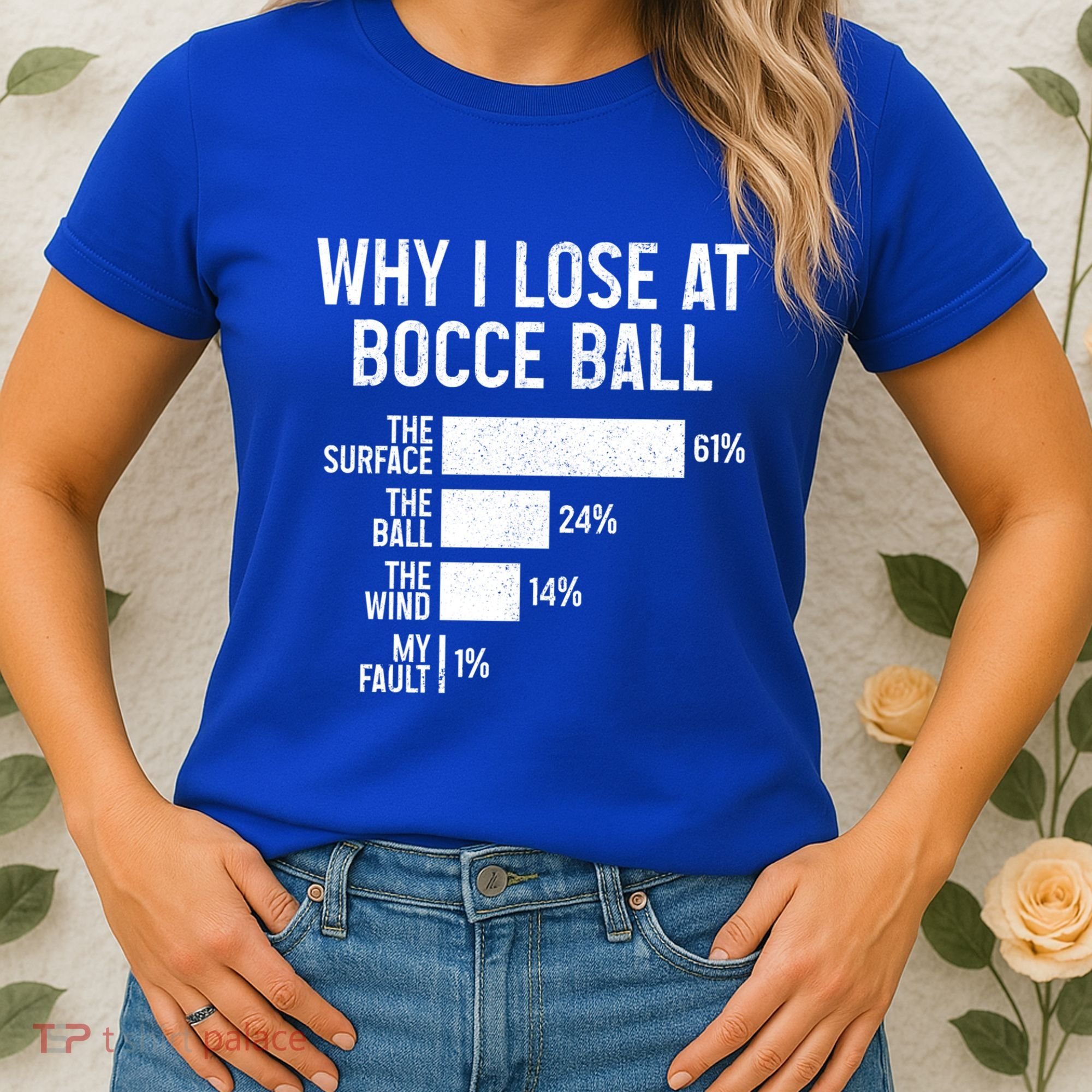Bocce Ball Funny Why I Lose At Bocce Ball Cute Gift Women's T-Shirt