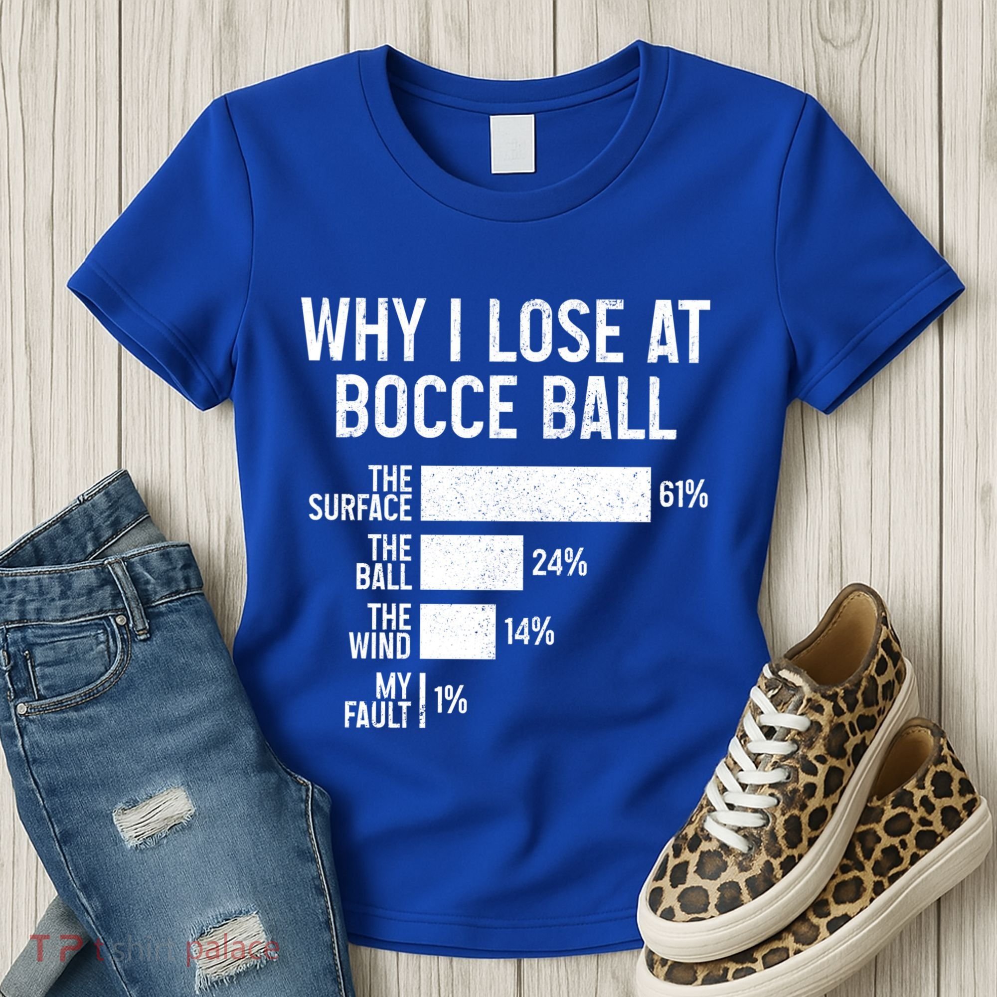 Bocce Ball Funny Why I Lose At Bocce Ball Cute Gift Women's T-Shirt