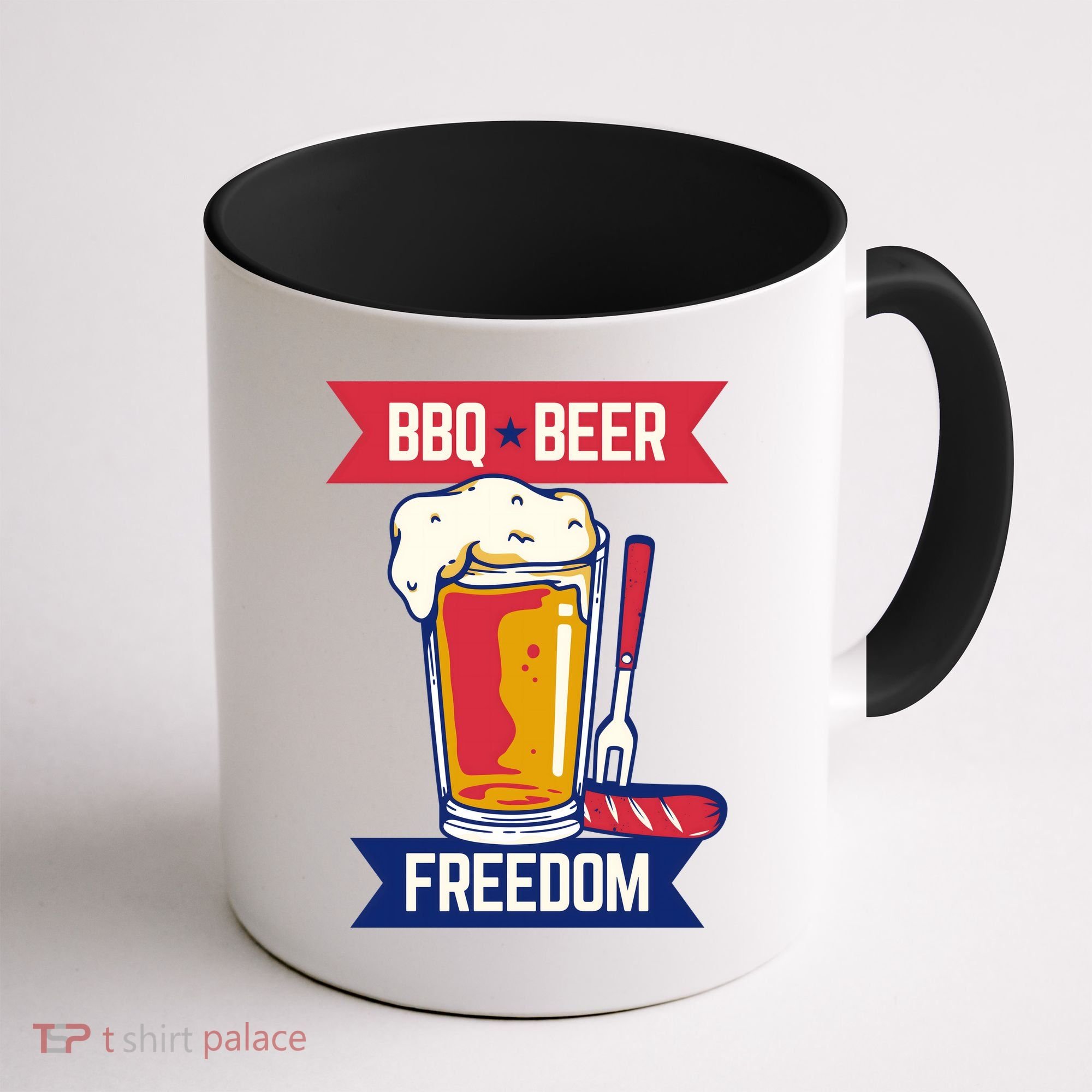 BBQ Beer Freedom America USA Party Summer Coffee Mug